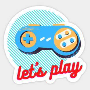 Lets Play Sticker